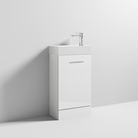 Mayford / White Compact Cabinet & Basin VTY058